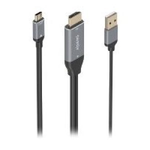 Conversor AISENS HDMI 2.0/USB-A/M a USB-C/M (A109-0871)