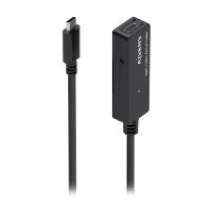 Cable AISENS USB-C/M a USB-C/H 5m Negro (A107-0869)