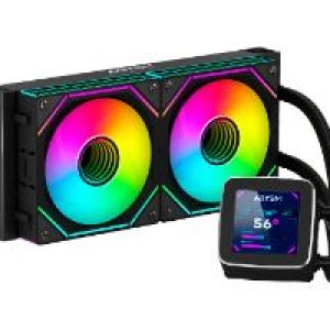Ref. Líq. Abysm Oceanic LCD 240 ARGB Negra (AB324011)