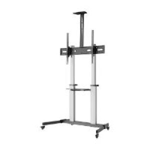 Soporte Suelo EQUIP con Ruedas 60″-100″ Plata EQ650631)