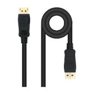 Nanocable DP 1.4/M a DP/M 2m Negro (10.15.2602)
