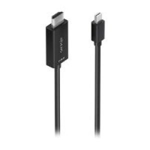 Conversor AISENS MiniDP/M a HDMI/M 3m Negro (A125-0889)