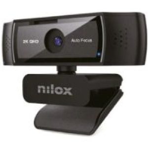 WebCam NILOX 2K FHD Micrófono USB 2.0 Negra (NXWCA2K12)