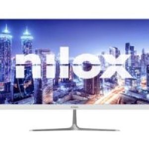 Monitor NILOX 24″ FHD WebCam Blanco (NXM24REGWEB01W)