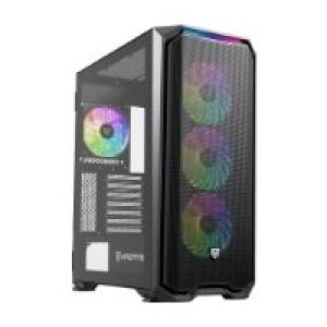 Caja Nfortec ATX mATX EATX ITX Negra (NF-CS-KRATERX-B)