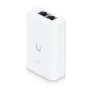 Inyector PoE Ubiquiti 48V 30W Blanco (U-POE+)