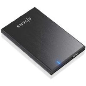 Caja AISENS HDD/SSD 2.5″ SATA USB-C Negra (ASE-2528B)