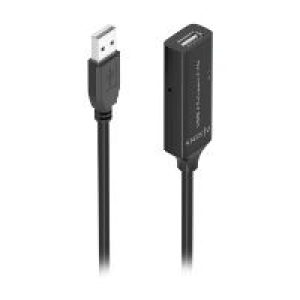 Cable AISENS USB-A/M a USB-A/H 15m Negro (A101-0916)