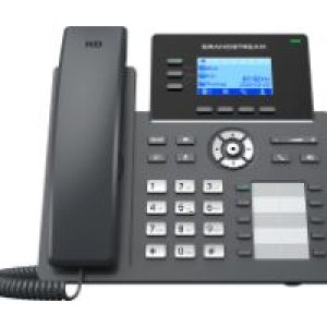 Teléfono IP Grandstream 3 Líneas 6 VoIP Negro (GRP2604)
