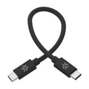 Cable CELLY USB-C a USB-C 60W 30cm (USBCUSBCCOT30BK)