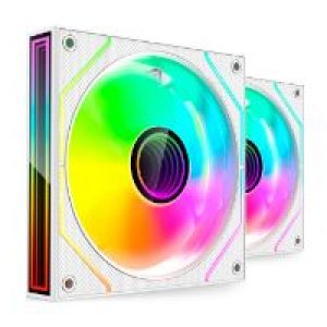 Ventilador Mars Gaming ARGB Kit 2 Blanco (MF3DPROX2W)