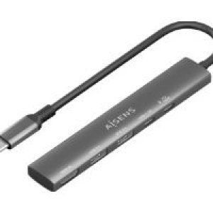 Docking AISENS 5en1 USB-C Gris (ASUC-5P022-GR)