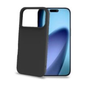 Funda Celly Cromo iPhone 17 Pro Negra (CROMO1151BK)