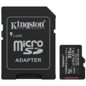 Kingston Micro SDXC 512Gb + Adaptador SD (SDCS3/512GB)