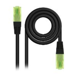 Nanocable RJ45 Cat.6 UTP 0.5m Negro (10.20.1400-BK)