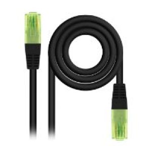 Nanocable RJ45 Cat.6 UTP 25cm Negro (10.20.1400-L25-BK)