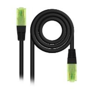 Nanocable RJ45 Cat.6 UTP CCA 1m Negro (10.20.1401-BK)