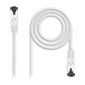 Nanocable RJ45 Cat.8.1 SSTP 0.5m Blanco (10.20.2000-W)