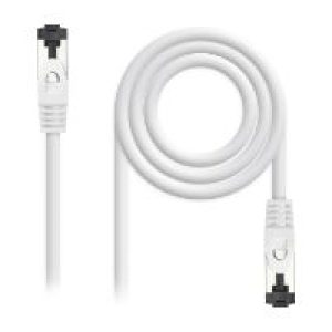 Nanocable RJ45 Cat.8.1 SSTP 2m Blanco (10.20.2002-W)