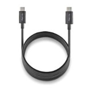 Cable NGS USB-C a USB-C 60W 1m Negro (ZYRO60W-1BLACK)