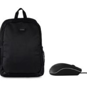 Mochila NILOX Basic 15.6″ Ratón USB Negra (NXBKM010)