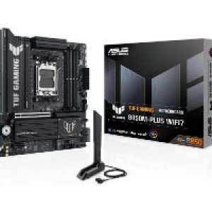 ASUS TUF GAMING B850M-PLUS WIFI7: (AM5) 4DDR5 HDMI mATX