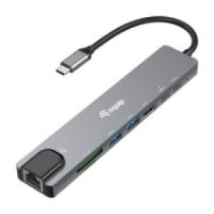 Docking EQUIP  8 en 1 USB-C 25cm Negro/Gris (EQ133497)