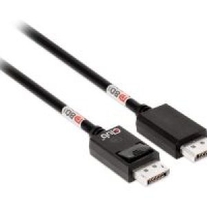 Cable Club 3D DP80 8K/240Hz 1.6m M/M Negro (CAC-1092)