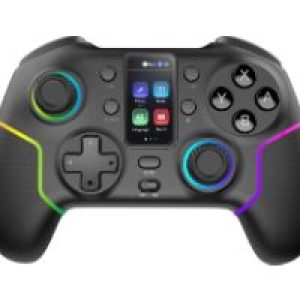 GamePad Mars Gaming Inalámbrico BT ARGB Negro (MGPV3)