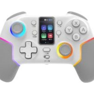 GamePad Mars Gaming Inalámbrico BT ARGB Blanco (MGPV3W)