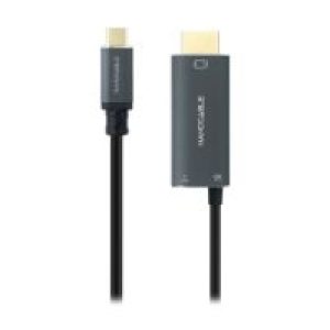 Nanocable USB-C a HDMI+USB-C 1.8m Negro (10.15.5182)