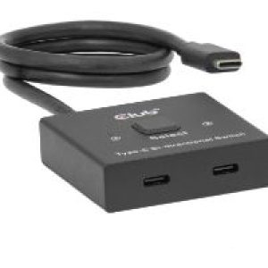 Switch Club 3D 8K UHD 2xUSB-C 2xDP Negro (CSV-2511)