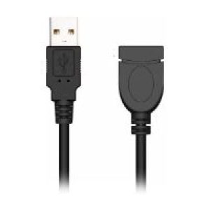 Cable NILOX USB-A/M a USB-A/H 1.8m Negro (NXUSB2-M/F-2)