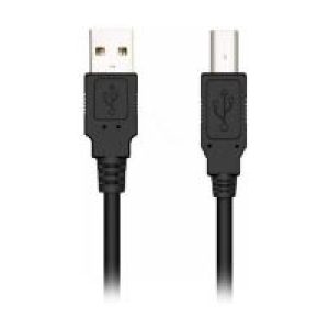 Cable NILOX USB-A/M a USB-B/M 1.8m Negro (NXUSB2-AB-2)