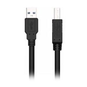 Cable NILOX USB-A/M a USB-B/M 1.8m Negro (NXUSB3-AB-2)
