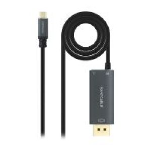 Conversor Nanocable USB-C/M a DP/M+USB-C/H (10.15.5012)