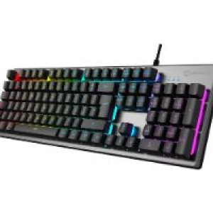 Teclado UNYKA NOVA K244 RGB Portugués Gris (UK505450)