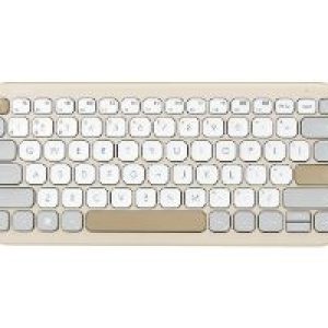 Teclado ASUS Marshmallow KW100 Beige (90XB0880-BKB210)