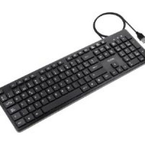 Teclado TooQ 105 Teclas USB 1.35m Negro (TQK-2003-B)