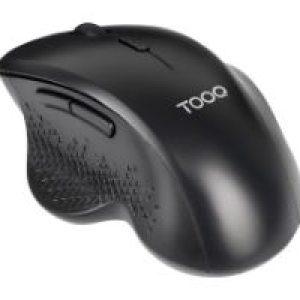 Ratón TooQ Ergonómico RF Wireless Negro (TQMWG-1105-B)