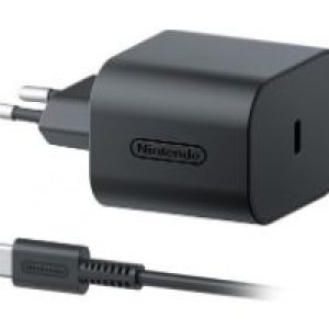 Cargador de Pared para Nintendo Switch 2 USB-C Negro