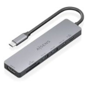 Docking AISENS USB-C a USB-A/C/HDMI (ASUC-7P048-GR)