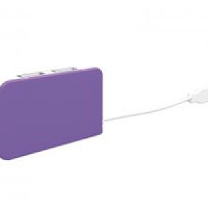 Hub Approx 4xUSB 2.0 Púrpura (APPHT4P)