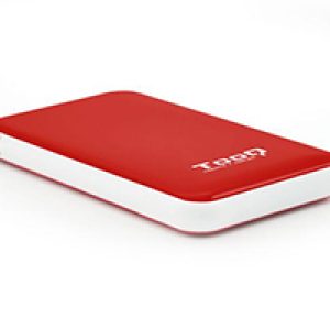 Caja Ext TooQ HDD 2.5″ SATA USB 3.0 Roja (TQE-2528R)