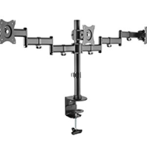 Soporte Mesa TooQ 13″-27″ Gira/Inclina 8Kg (DB1327TN-B)