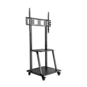 Soporte Suelo TOOQ 60″-105″ Ruedas 100Kg (FS20200M-B)