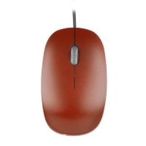 Ratón NGS Óptico USB-A 1000dpi Rojo (FLAME RED)