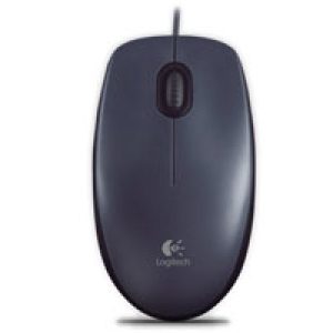 Ratón LOGITECH M90 USB-A 1000dpi Gris (910-001793)