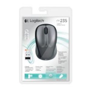 Ratón LOGITECH M235 Wireless 1000dpi Gris (910-002201)