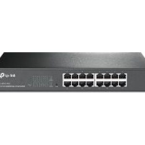 Switch TP-Link 16xRJ45 GbE Rack 1U Negro (TL-SG1016DE)